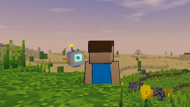 Rivet flying at the player’s left shoulder over a field at dawn.